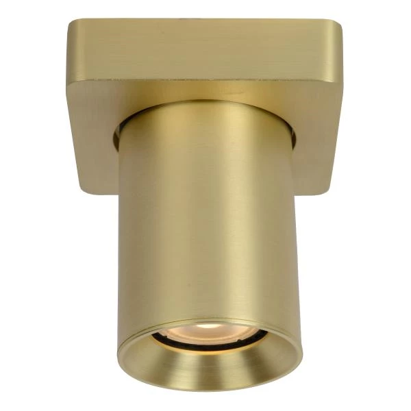 Lucide NIGEL - Plafondspot - LED Dim to warm - GU10 - 1x5W 2200K/3000K - Mat Goud / Messing - detail 1